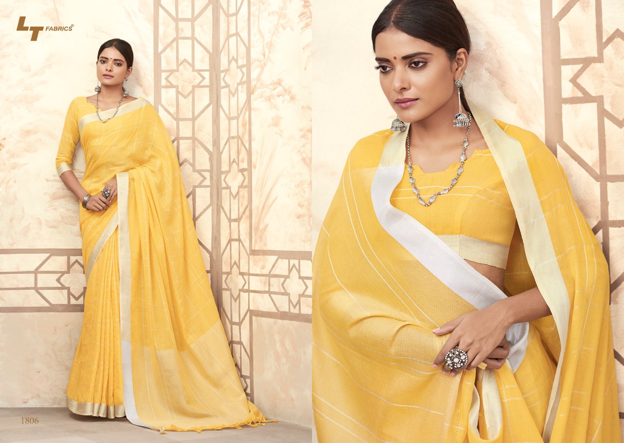 L T Fabric Designer Linen Silk Saree Catalog L T Fabric Designer Linen Silk Saree Catalog